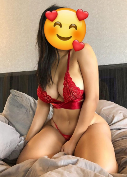 kırmızı dantelli sütyen takan escort